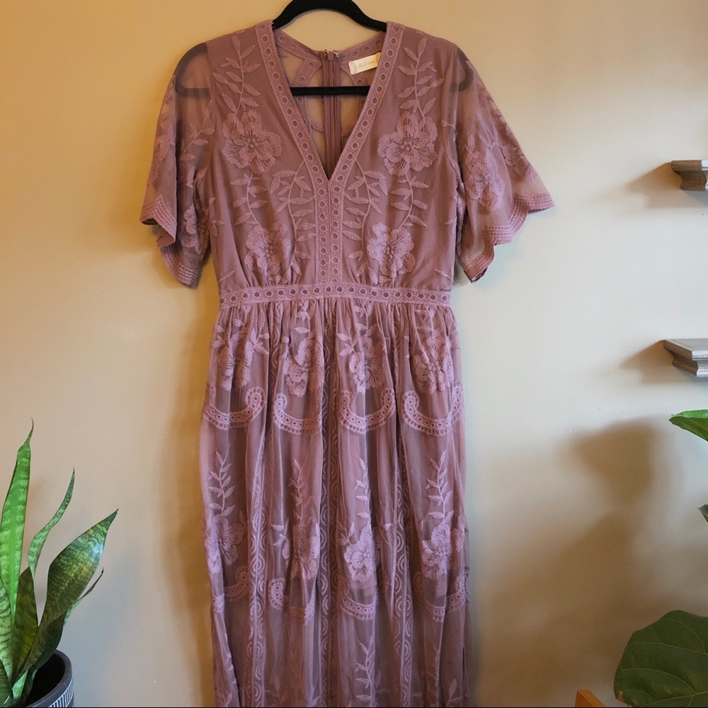 ALTAR’D STATE Lace Maxi Dress